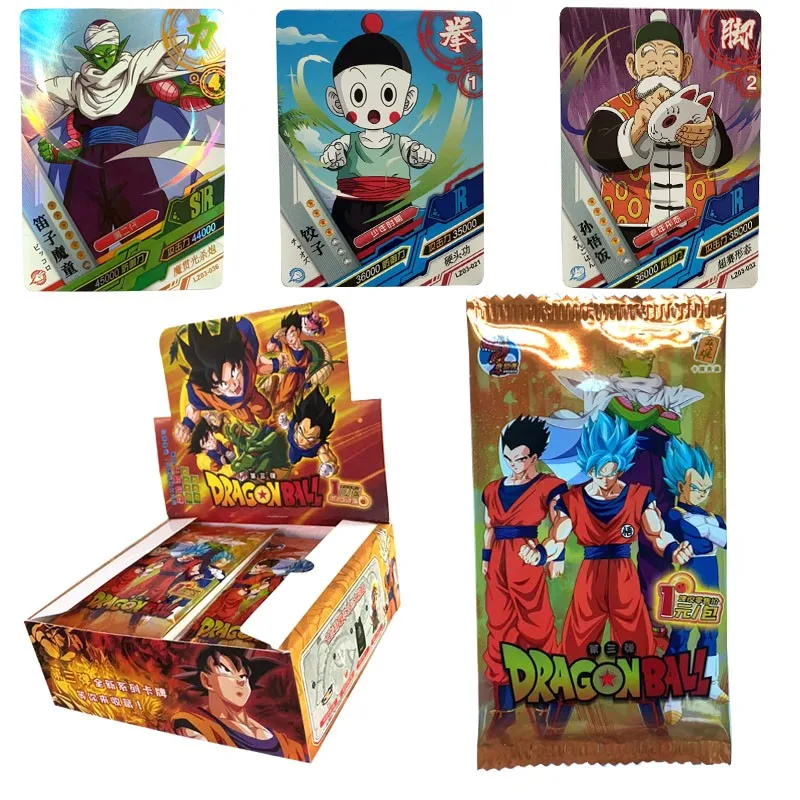 

Dragon Ball Z Edition Anime Figures Hero Card Son Goku Super Saiyan Vegeta Iv Bronzing Barrage Flash Cards Game Collection Cards