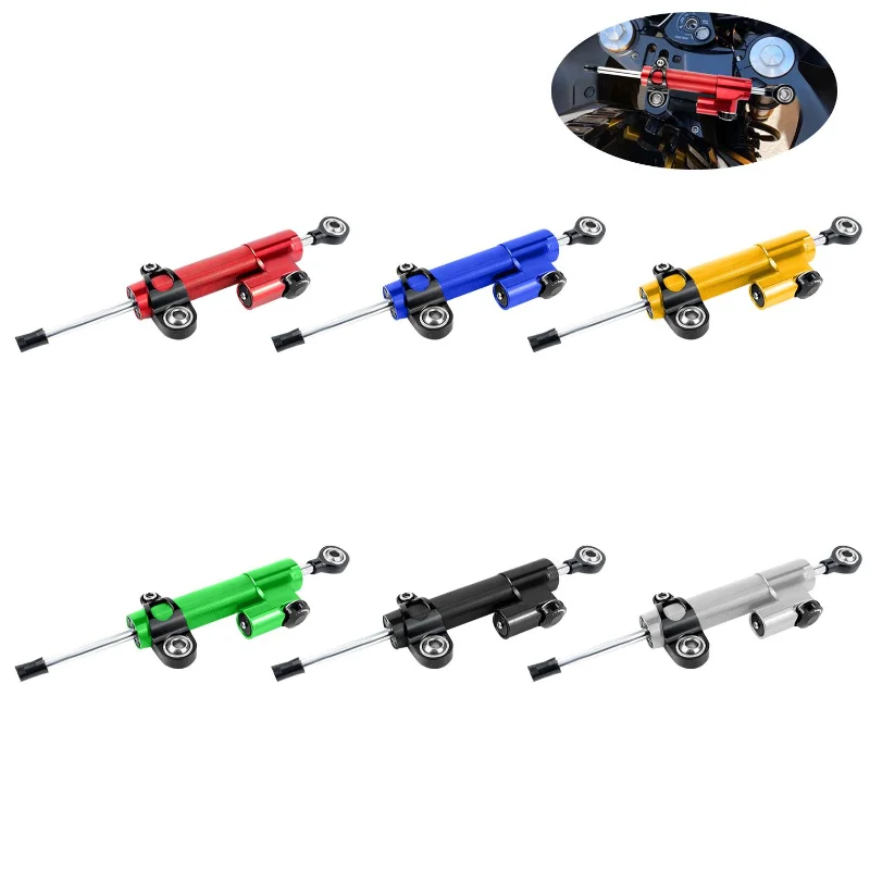 

1 шт. Регулируемый стабилизатор рулевого демпфера для мотоцикла, линейный, с безопасным управлением, с ЧПУ, для YAMAHA Honda BMW Kawasaki V0I2