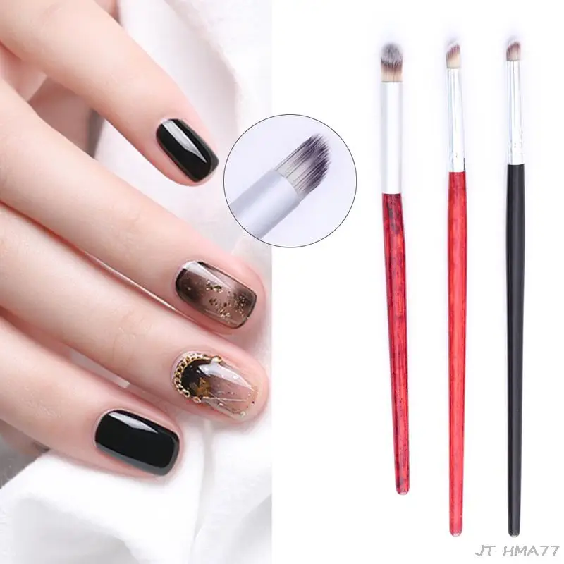 

Кисть для дизайна ногтей с эффектом градиентного дизайна, УФ-Гель-лак, ручка для рисования, разлагаемая кисть для украшения ногтей, цилиндри...