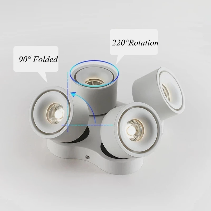 Диммируемые светодиодные потолочные светильники Cob 220 В переменного тока 40 Вт 55 |