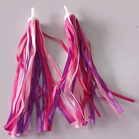 2 шт., велосипедный руль, красочные ленты с кисточками, детский скутер, декор для велосипеда, лента с кисточками, ленты, аксессуары для велоспорта