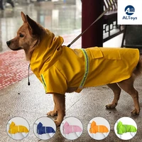 pets small dog raincoats reflective small large dogs rain coat waterproof jacket fashion outdoor breathable puppy clothes