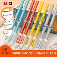 mg 12pcslot kawaii pens erasable gel pen 0 38mm ink pens writes erases pen refill school supplies stationery vanishing gelpen