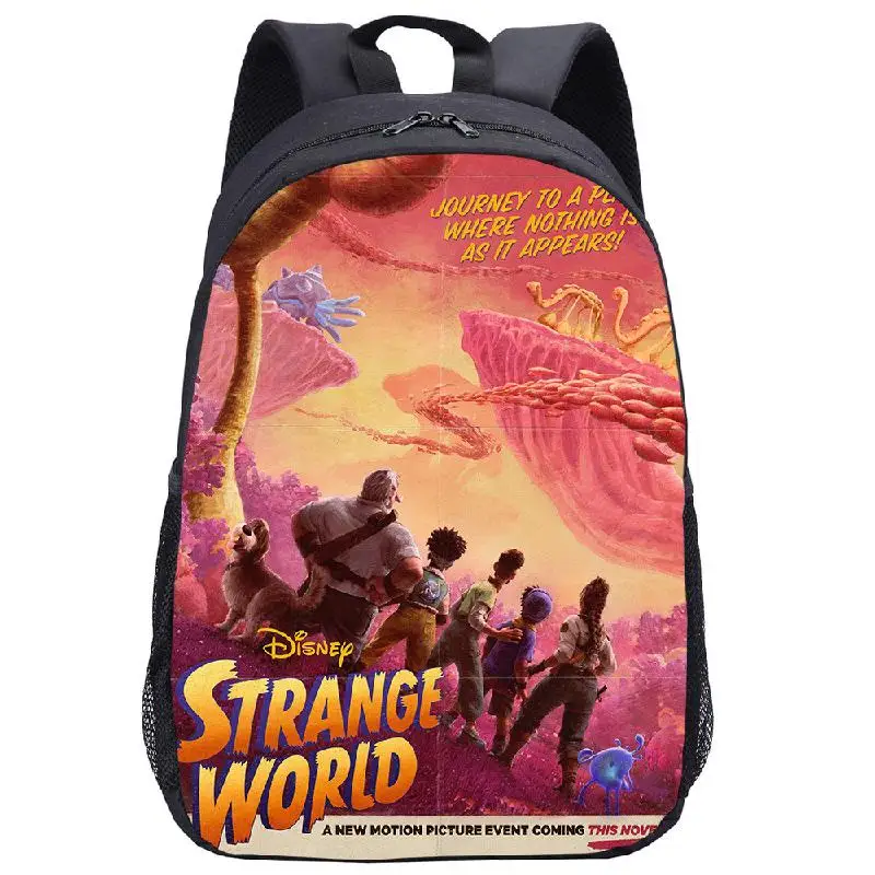 

2022 New Movie Strange World Disney 3d Printed Schoolbag 17-inch Children's Cosplay Figure Anime Gift Reduce The Burden Bagpack