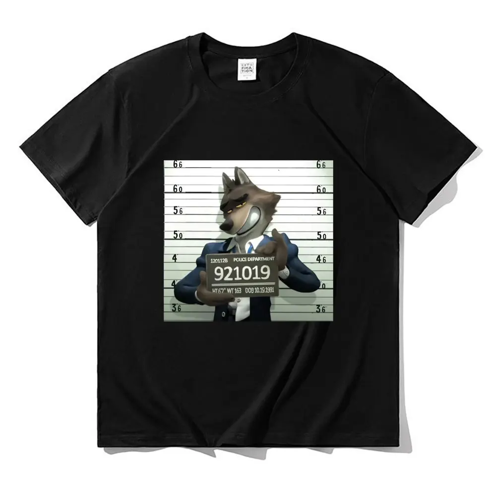 

Funny The BAD GUYS Mr Wolf Pattern Print T-shirt Crewneck Men Women Casual Brand Tshirt Tops Mens Animation T Shirt Short Sleeve