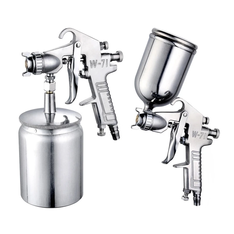 

Pneumatic Tool Spray Gun with Cup 1.5 mm Nozzle Wall Painting W-71 Model F19A