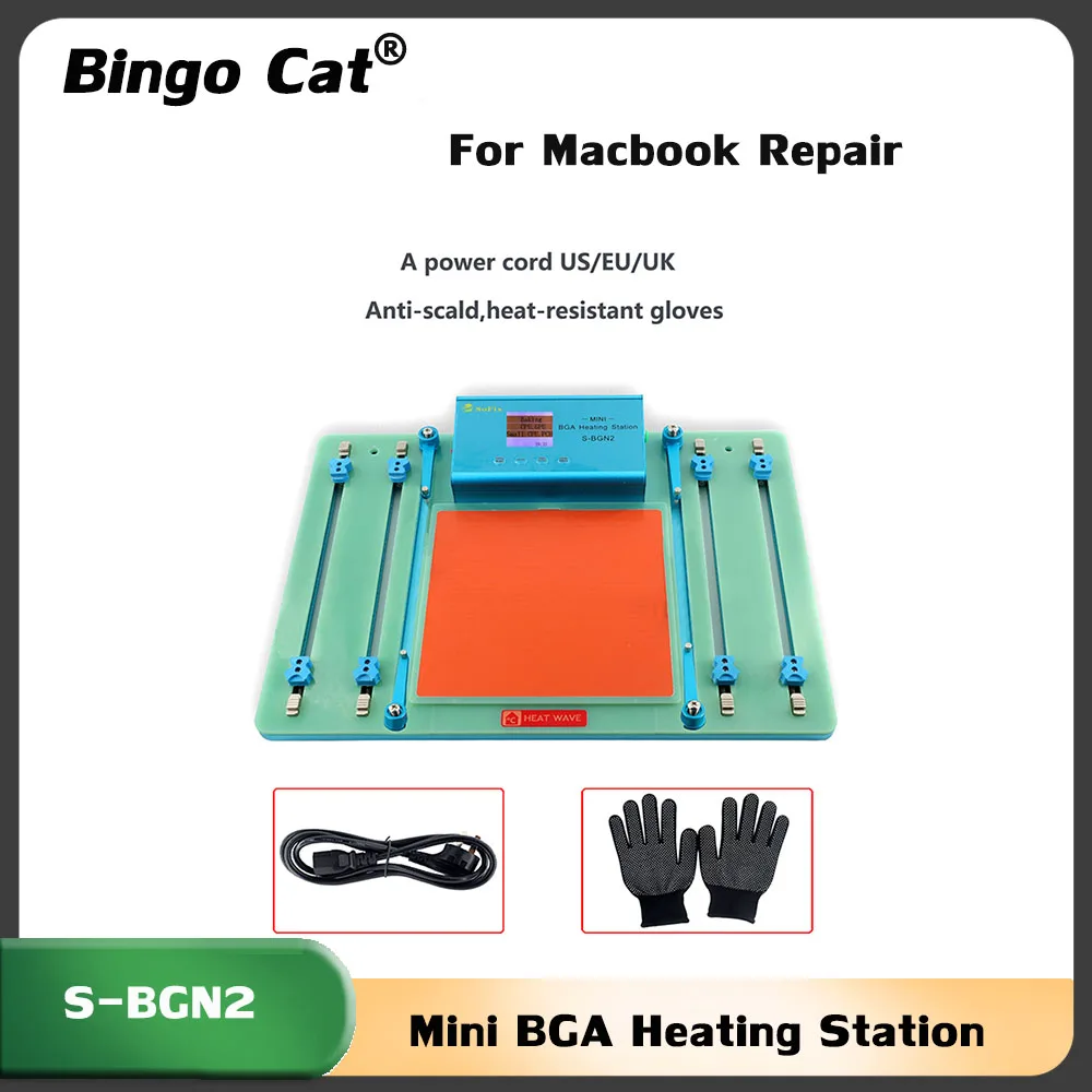 SoFix S-BGN2 Mini BGA нагревательная станция для материнской платы Macbook Pro Logic термоприпой