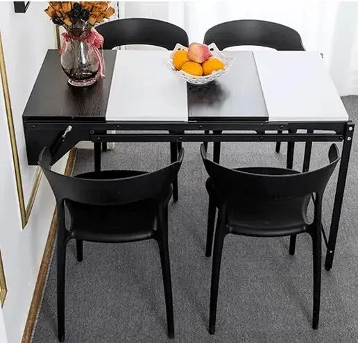 Складной стол обеденный для дома трансформатор завтрака обеденная кухонная