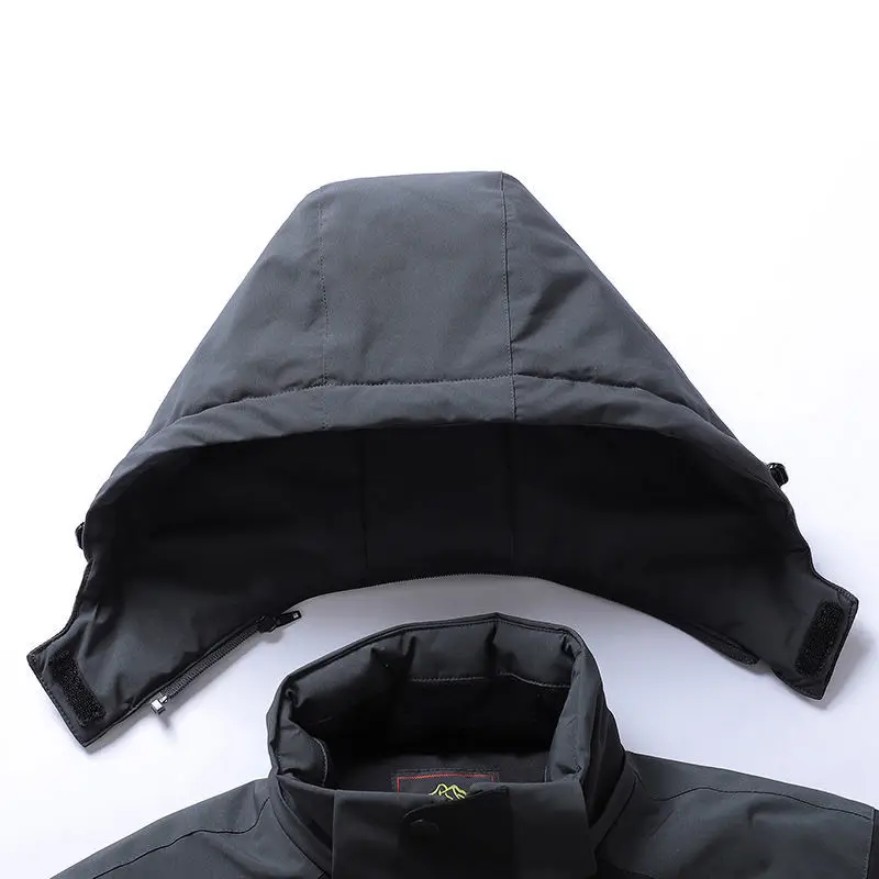 

9XL Large Size 2022New Men Fashion Winter Jackets Thick Padded Down Jacket Soft Warm куртка женская Elastic Flexible Hat Jackets