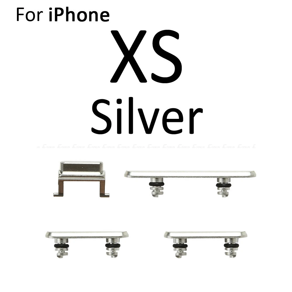 Для iPhone X XR XS Max громкость вибрирующий ключ переключатель Блокировка питания