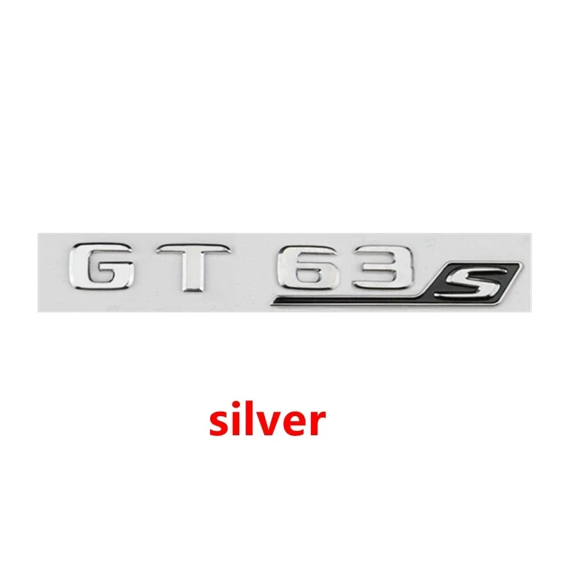 

Для X290 Coupe GT 63 S GT63S значок с эмблемой багажника Stikcer хромированные черные буквы