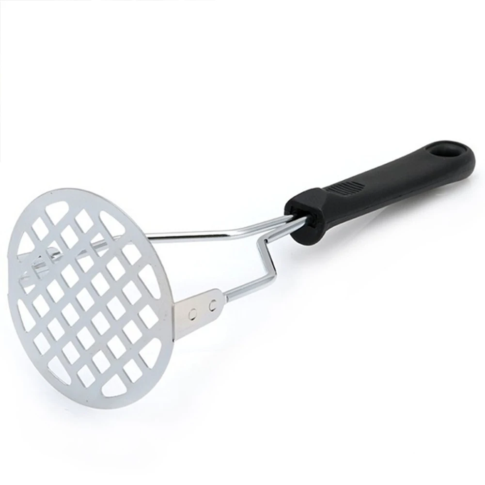 

Fruit Vegetable Kitchen Supplies Hand Held Juice Masher Potato Stainless Steel Long Handle Puree Manual Portable Durable Presser