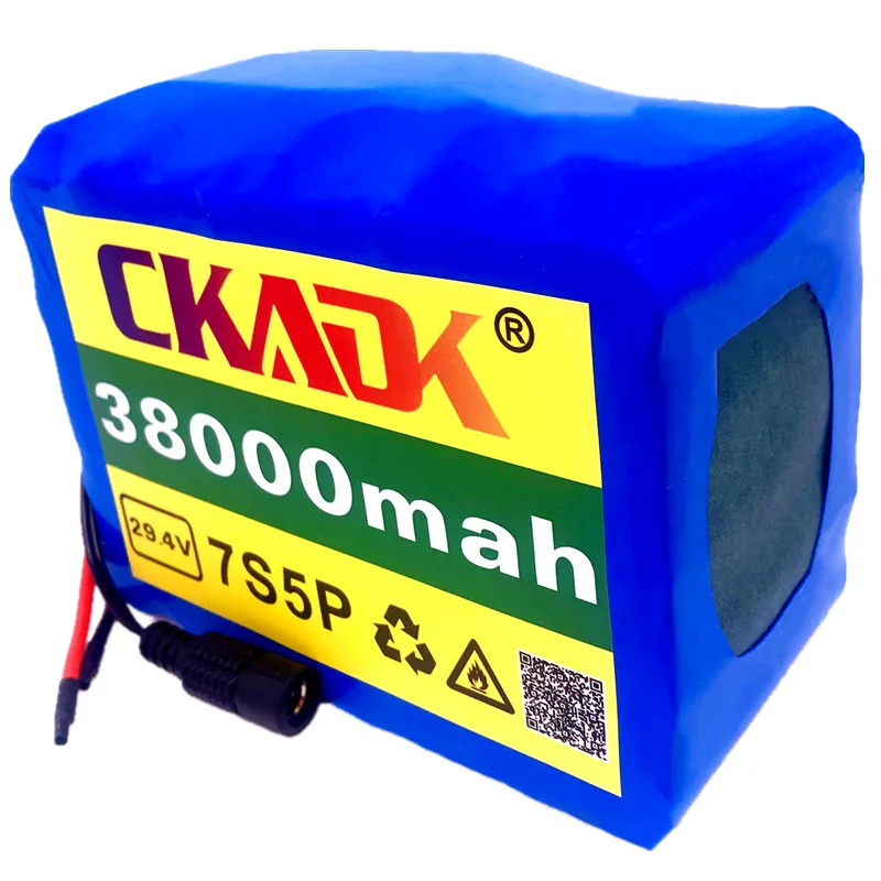 Высококачественный литий-ионный аккумулятор 7S5P 24 в 38 а/ч 250 Вт 29 4 38000 мА/ч для