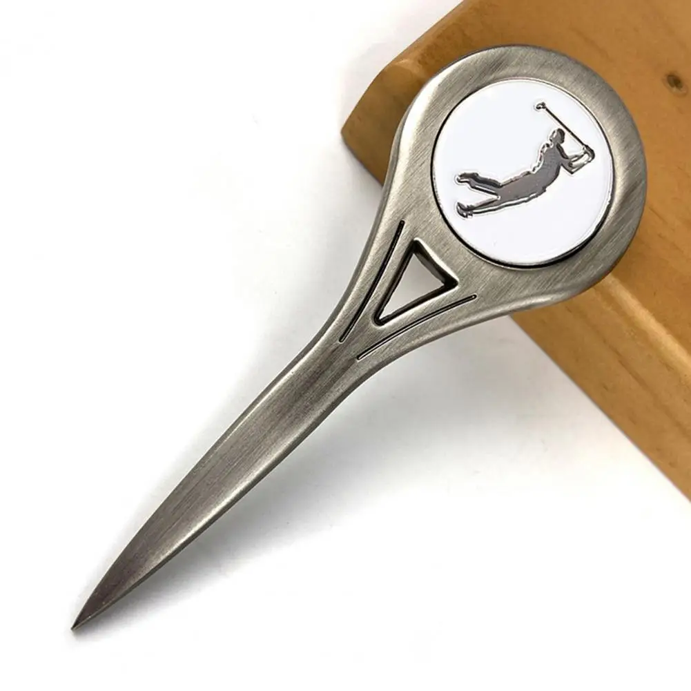 

Mini Golf Divot Repair Fork Pitch Mark Tool Single-tooth High Hardness