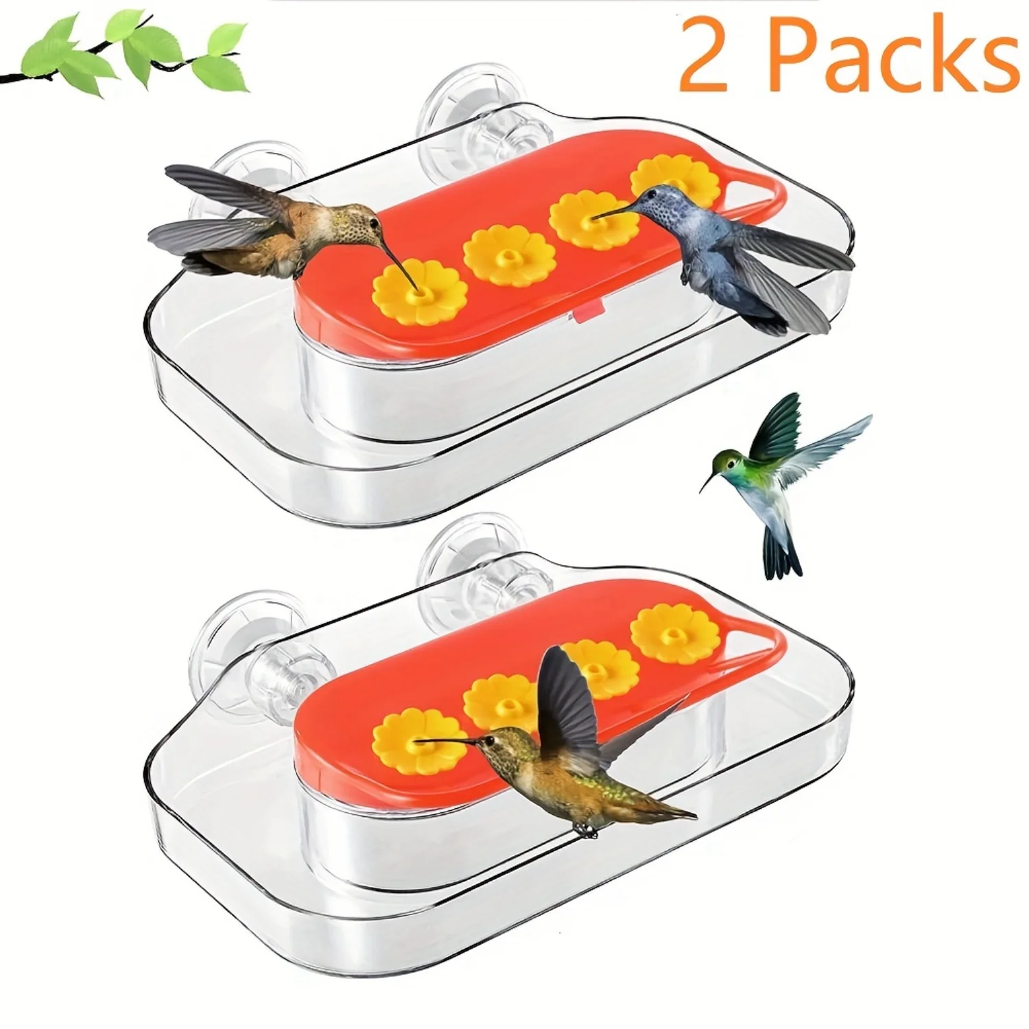 Оконные кормушки для колибри с прочными присосками пластиковая кормушка