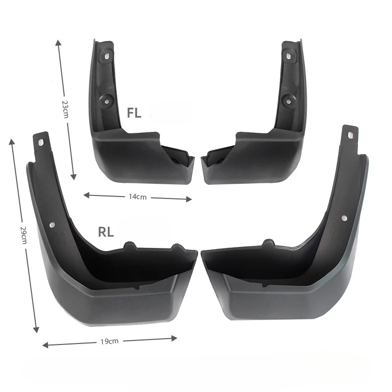 Брызговики для Honda Fit Jazz 2014-2017 брызговики крыло передних и задних колес