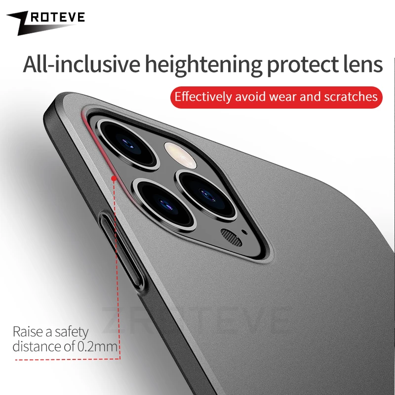 For iPhone14 Case ZROTEVE Luxury Slim Frosted Hard PC Cover For iPhone 14 13 12 11 Pro Max Mini X XS XR 7 8 Plus SE 2 2022 Cases