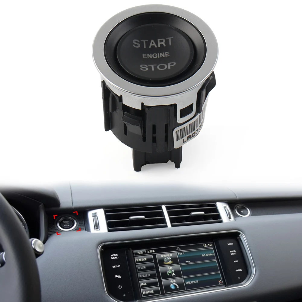 

Car Engine Start Stop Ignition Switch Push Button For Land Rover Discovery Sport Range Rover Sport Evoque Velar LR5 LR070381