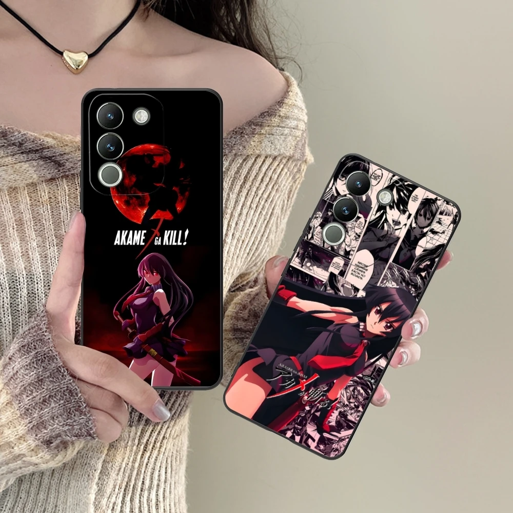 Akame ga Kill милый мобильный сотовый телефон женский для VIVO Y95 Y93 Y31 Y20 V19 V17 V15 Pro X60 NEX