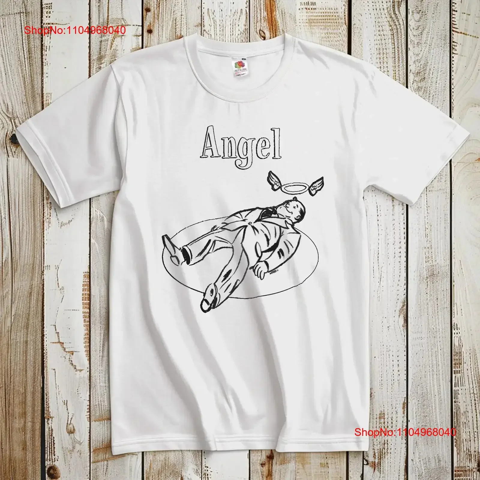 Фото Футболка Bioshock Angel Classic Video Game T Shirt в стиле ретро для геймеров, черно-белая, размеры S-5XL, винтажная, с эффектом потертости, модная №1