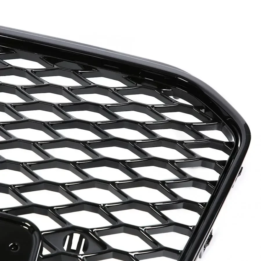 Для RS5 Style Front Sport Hex Mesh Honeycomb Hood решетка глянцевый черный для A5/S5 B8.5 2012 2013 2014 2015 2016