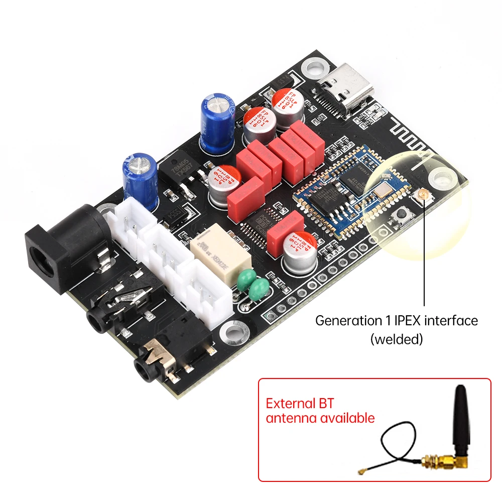 Bluetooth-аудиофил Bluetooth 5 1 Плата декодера Qualcomm QCC5125 QCC3034 APTX LDAC без потерь HD качество