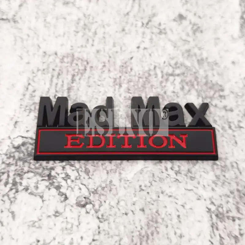 

Стайлинг автомобиля 3D Mad Max Edition металлический хромированный сплав Цинка Клейкая эмблема декоративный значок забавная наклейка автомобильный аксессуар