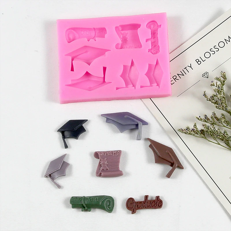 1 шт. форма выпускной шляпы доктора силиконовая сделай сам для украшения торта