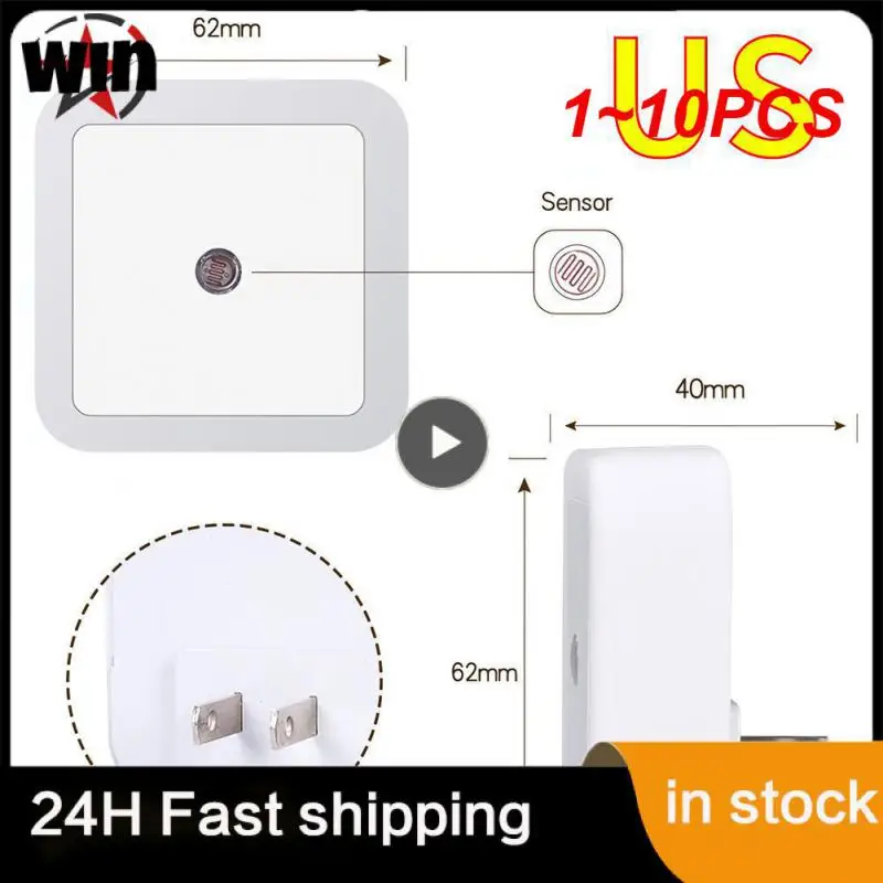 

1~10PCS Motion Sensor Night Light Wireless USB Rechargeable Cabinet Lamp Kitchen Bedroom Automatic Lighting Emergency Lights
