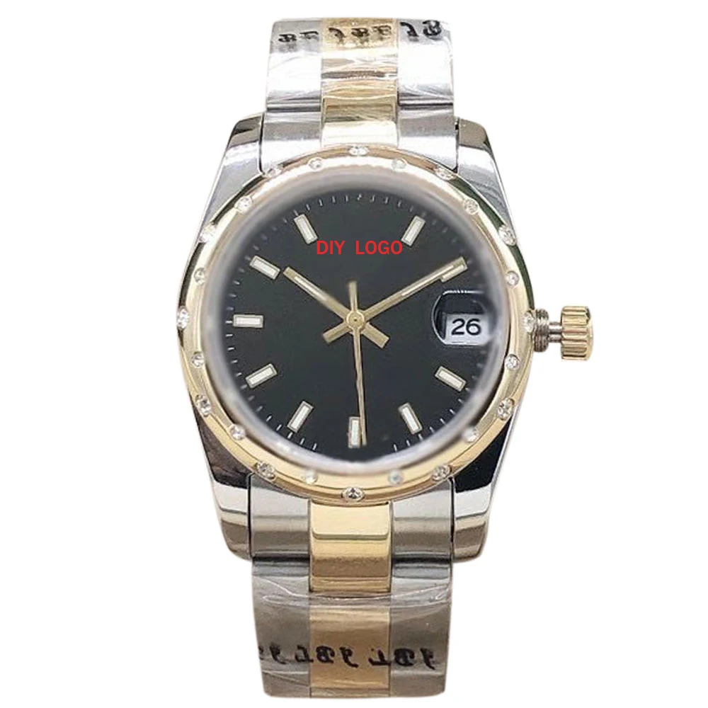 Изысканные женские часы диаметром 31 мм по индивидуальному заказу с механическим