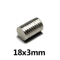 10203050pcs 18x3 mm neodymium disc magnet 18mmx3mm permanent magnetic 18x3mm bulk small round magnets dia 183 mm n35