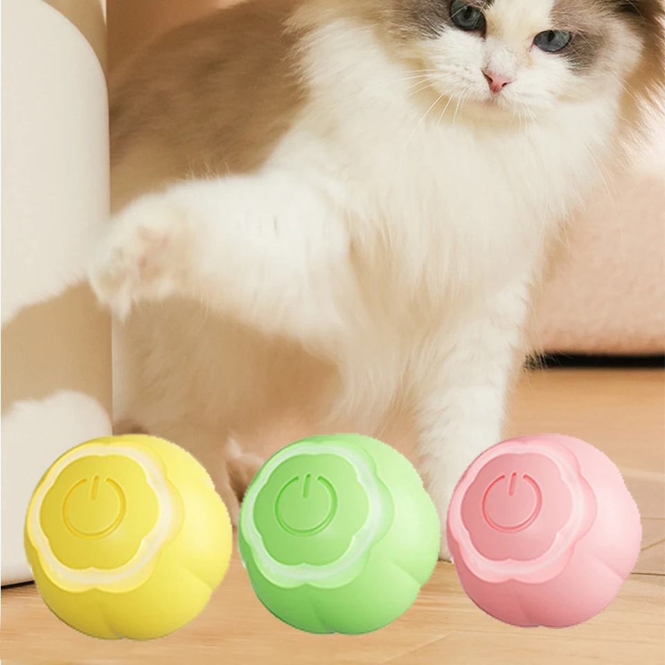 

Ball Toy Training Toys Rolling Electric Smart Cat Cat Kitten Automatic Accessories Toys Interactive For Pet Self-moving New Cats