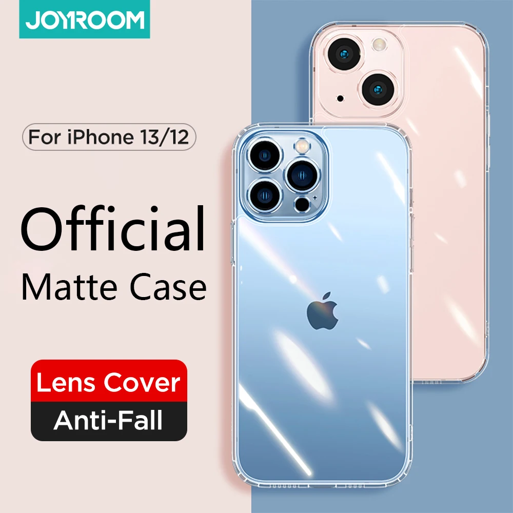 Матовый чехол Joyroom для iPhone 13 12 Pro Max ультратонкий ударопрочный из твердого стекла с