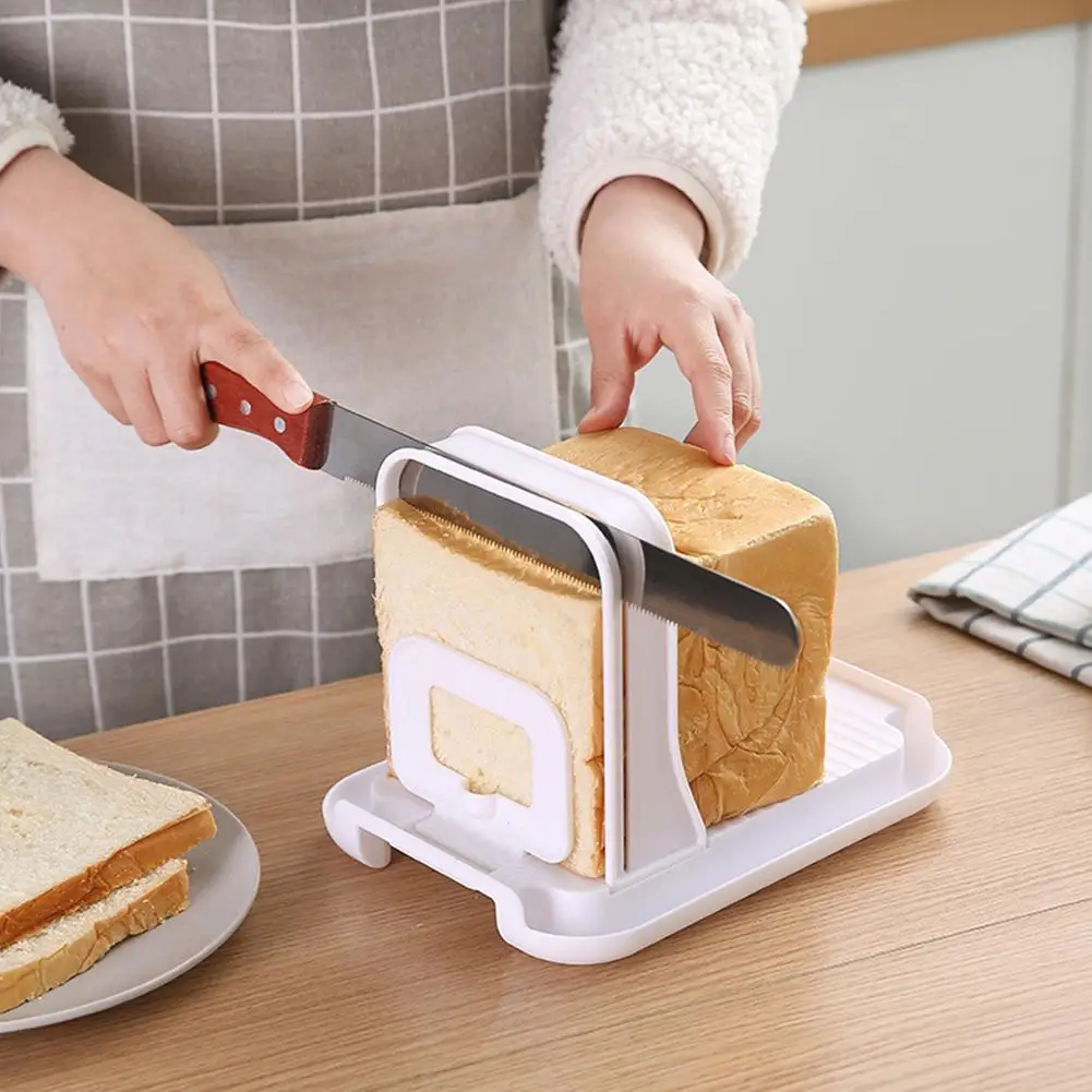 

Bread Slicer Toast Cutter Sandwich Maker Slicing Machine Bread Loaf Toast Slicer Kitchen Tool