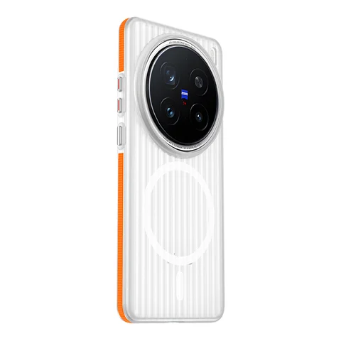 Для VIVO X200 Pro чехол жесткий ПК прозрачный магнитный противоскользящий защитный чехол MagSafe для VIVO X200Pro Mini Shell