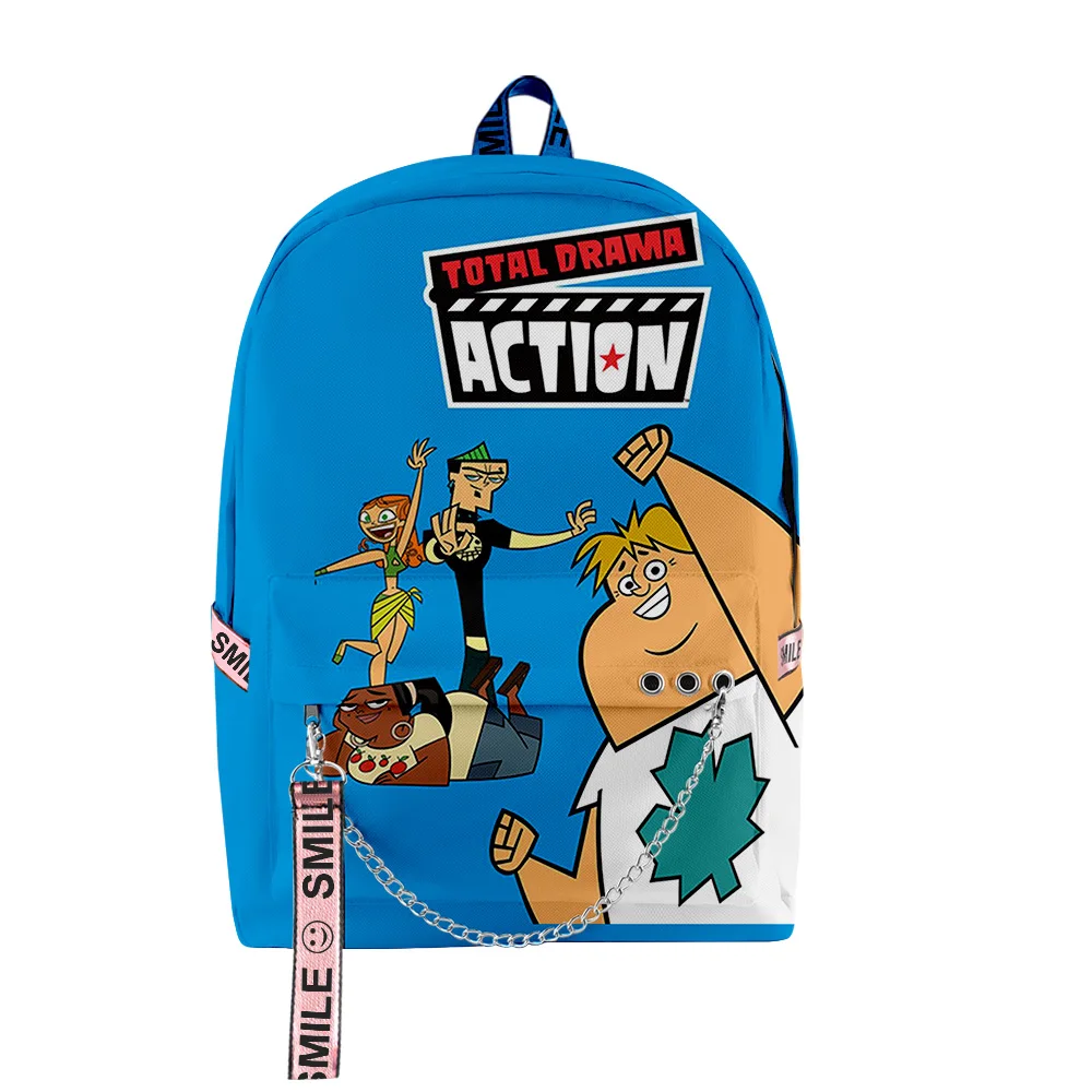 

Classic Fashion Funny Total Drama 3D Print Student School Bags Unisex Oxford Waterproof Notebook multifunction Travel Backpacks