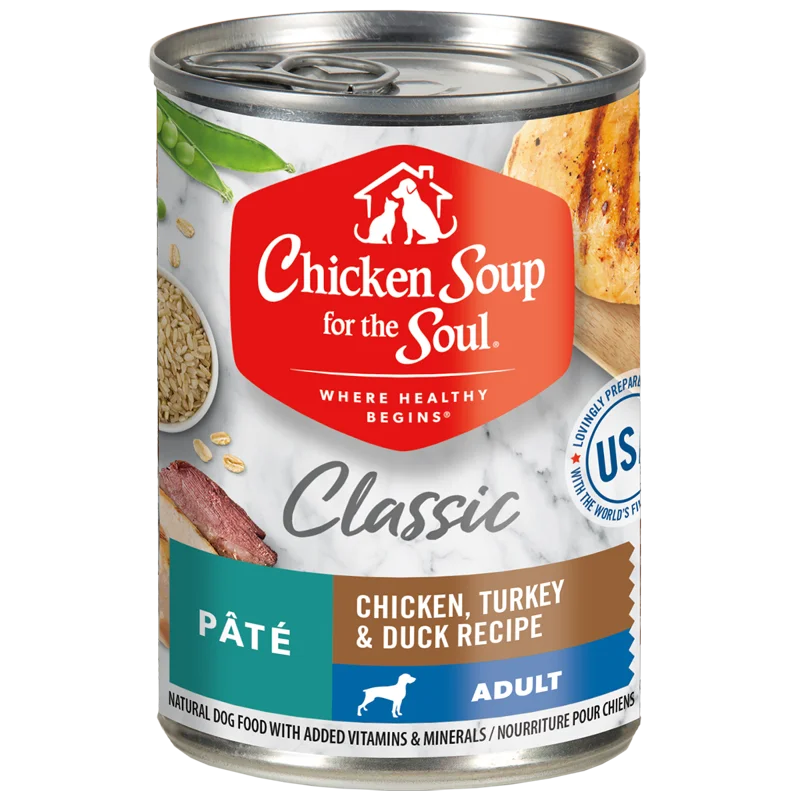 

Duck & Turkey Flavor Pate Wet Dog Food , 13 oz. Cans (12 Count)