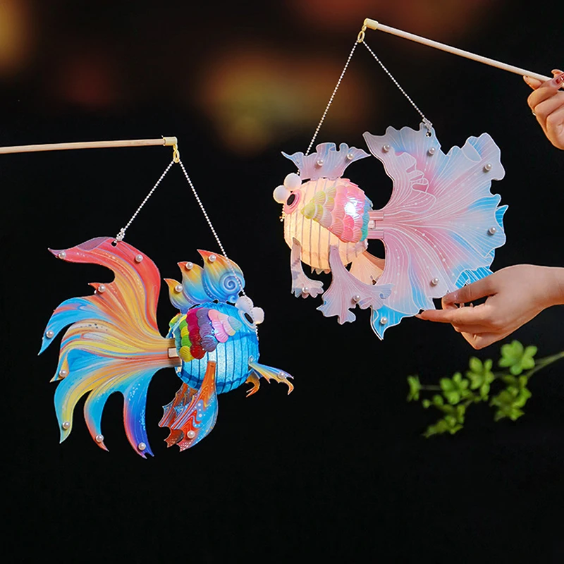 Китайский Новогодний Комплект Лунных Фонарей-сделай Сам Светящиеся Бумажные