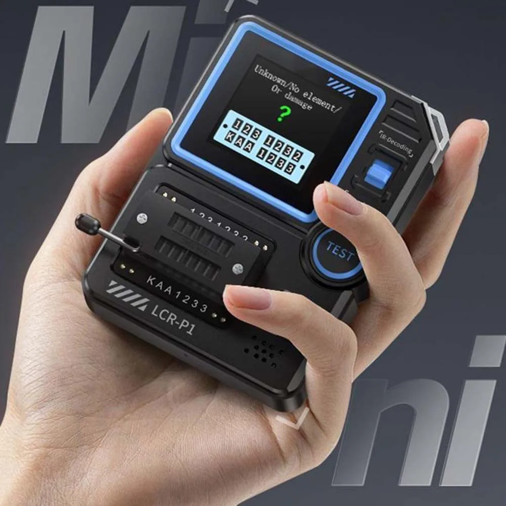 LCR-P1 тестер транзисторов диод триод емкометр сопротивление LCR ESR метр MOSFET NPN PNP