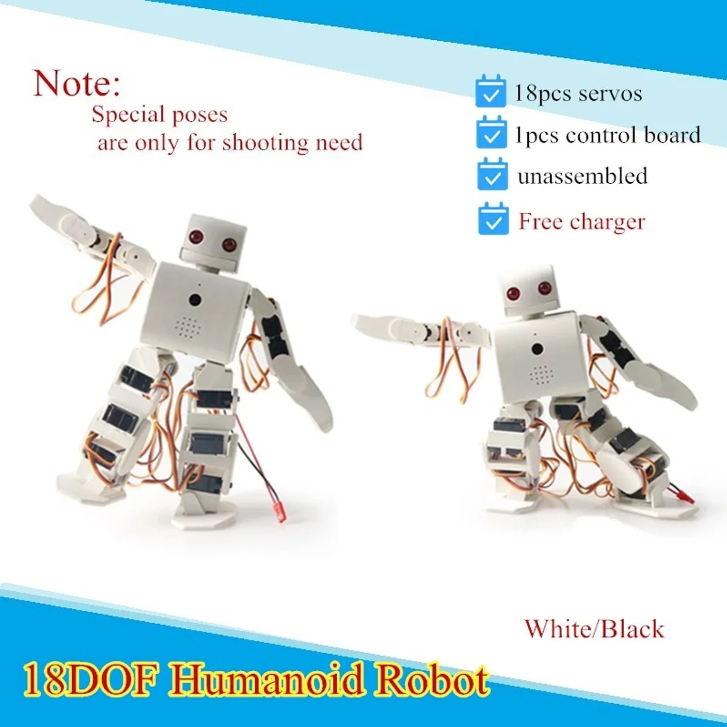 1 комплект Plen 2 Vivi Humanoid Robot18dof умный робот для Arduino бесплатное руководство и