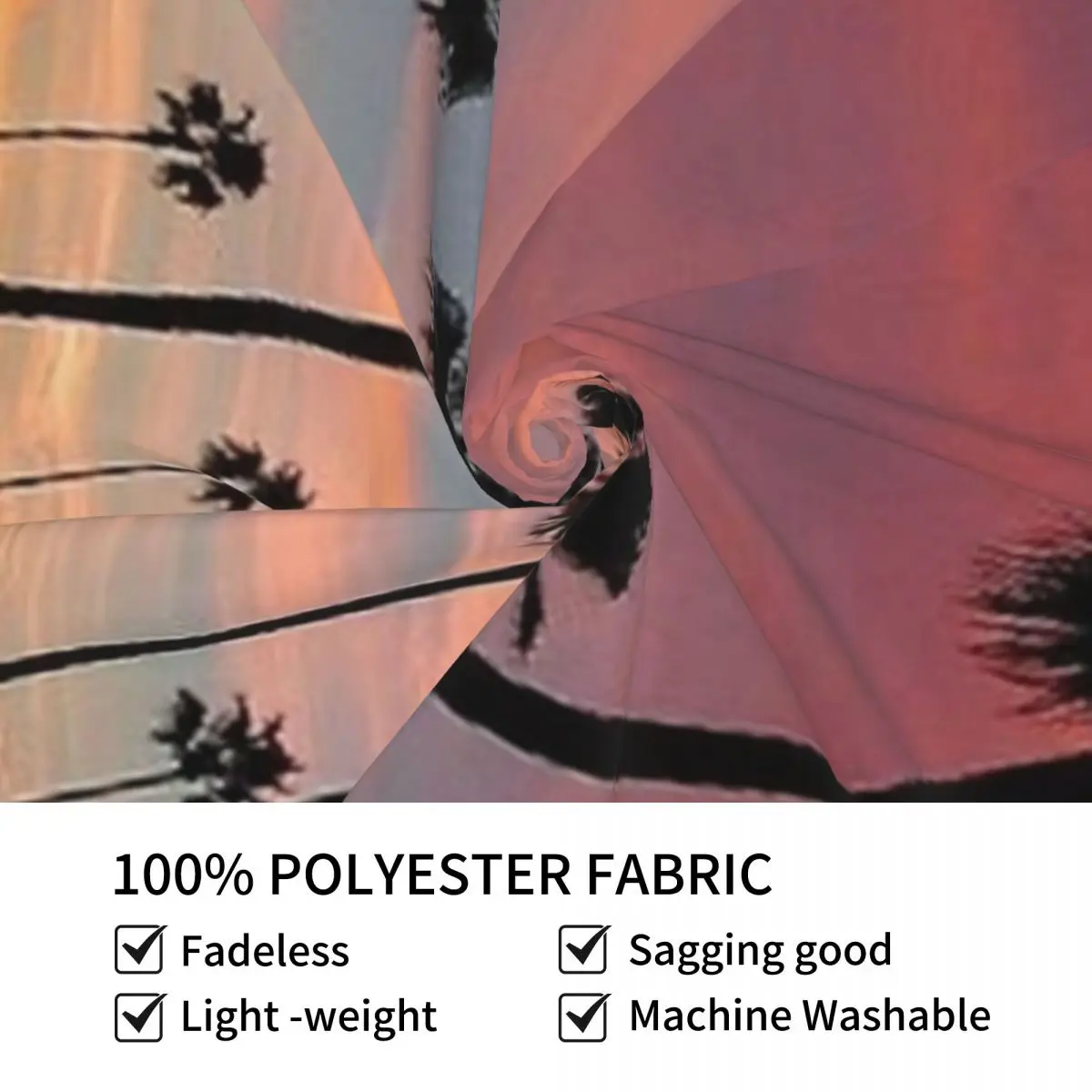 Крутые пальмы розовые синие и оранжевые лыжи гобелен ковер на стене Настенный