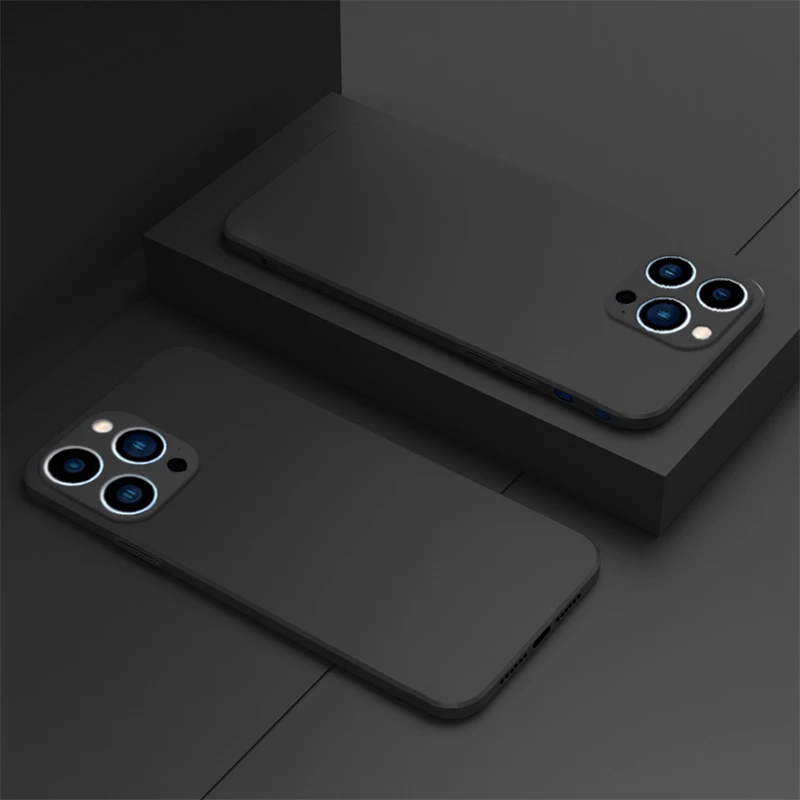

For iPhone 6s 6 8 7 Plus Xr Xs Max X Case Luxury Original Liquid Silicone Soft Cover For iPhone 13 12 11 Pro Max 13 Mini Cases