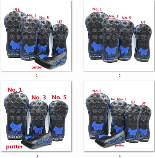 

Couvercle De Tête De Club De Golf, Pour Puters En Bois Hybrides