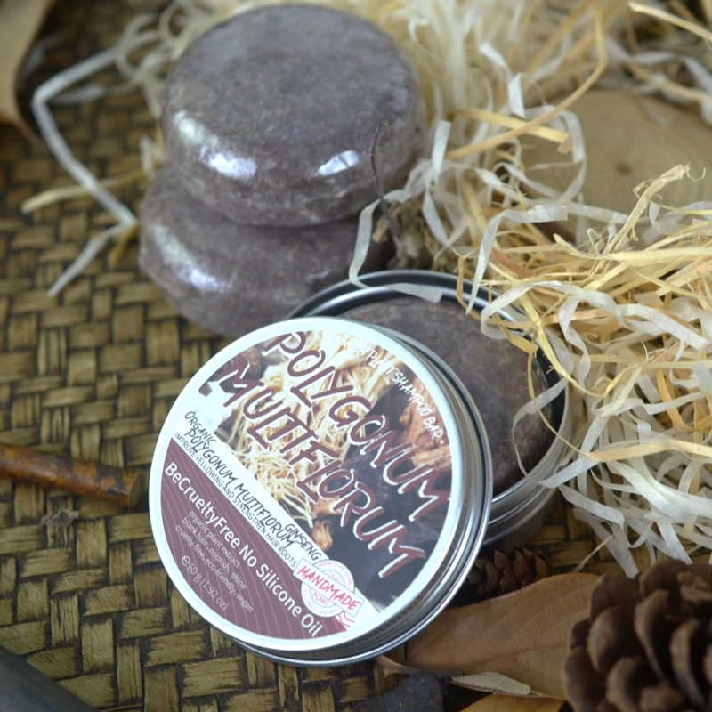 

Fashion Shampoo Soap Polygonum Shampoo Soap Bamboo charcoal Hair Shampoo Bar 100% Pure Plant Natural Hair soap hair darking