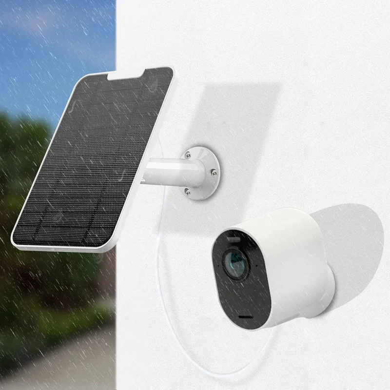 

BMDT-Solar Panel Power Supply For Wireless Outdoor Waterproof Security Camera With 3Meter Charging Cable