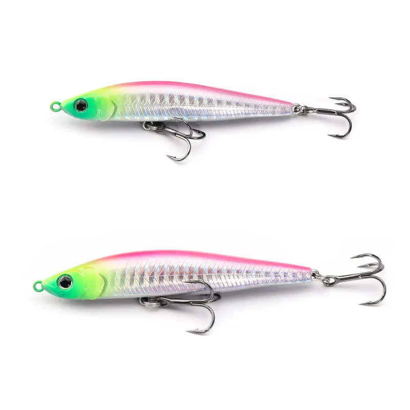 

Тонущий Приманка для рыбалки карандаш Suspeding Джеркбейт, длинная литая приманка в виде гольяна, японские вибрирующие воблеры, приманка для щу...