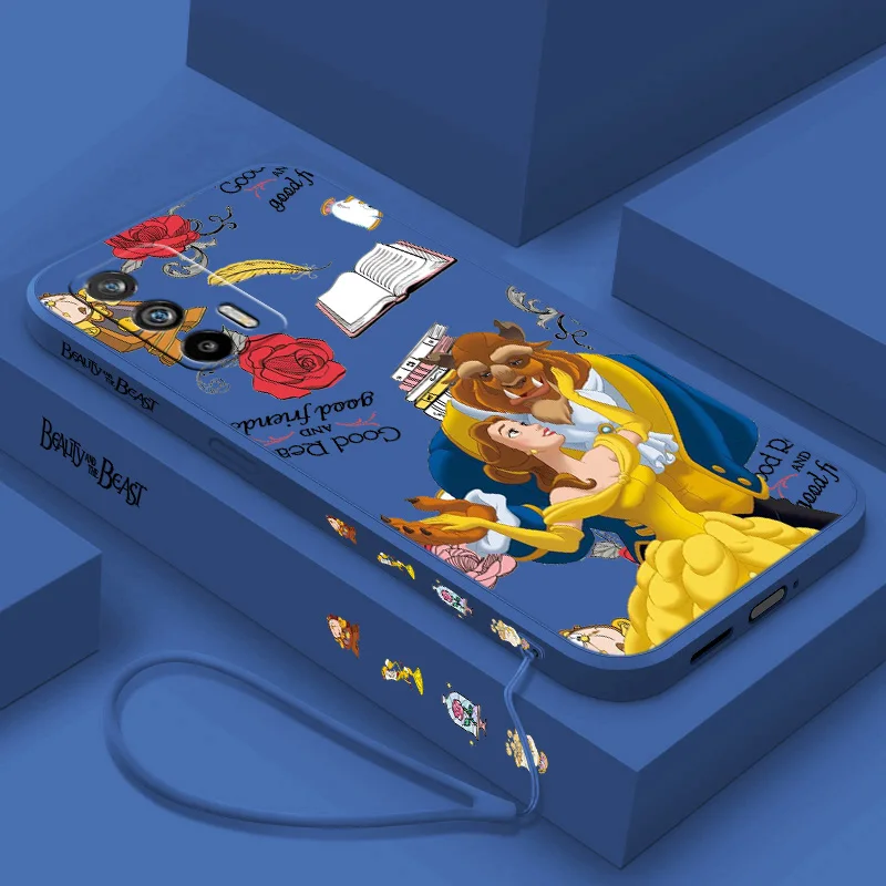 Симпатичный телефон Красавица и чудовище модель телефона для OPPO Realme 11 10 9 8 7 6 5 i Pro