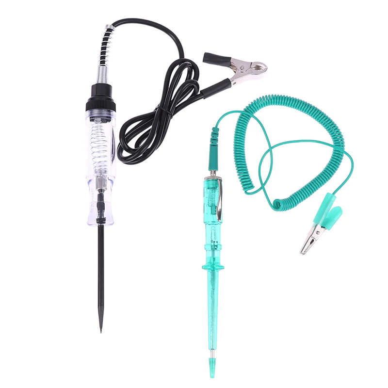 

6V/12V/24V DC Car Truck Voltage Circuit Tester Digital Display Long Probe Pen Light Bulb Automobile Diagnostic Tools Auto Repair