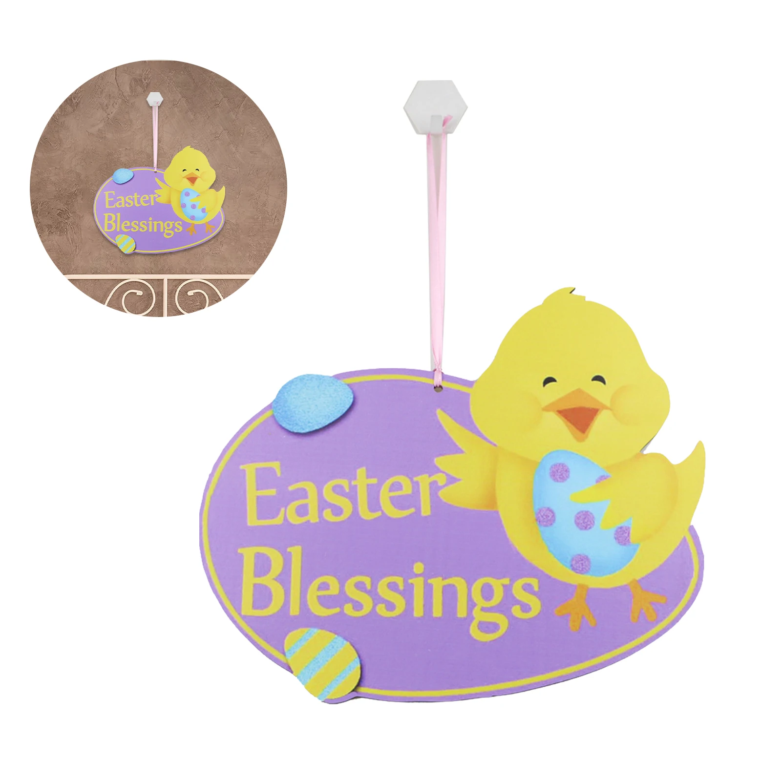 

Деревянные пасхальные подвески, кролик, Цыпленок, яйцо, алфавит, приветственный знак для пасхального украшения, патио, настенные дверные по...