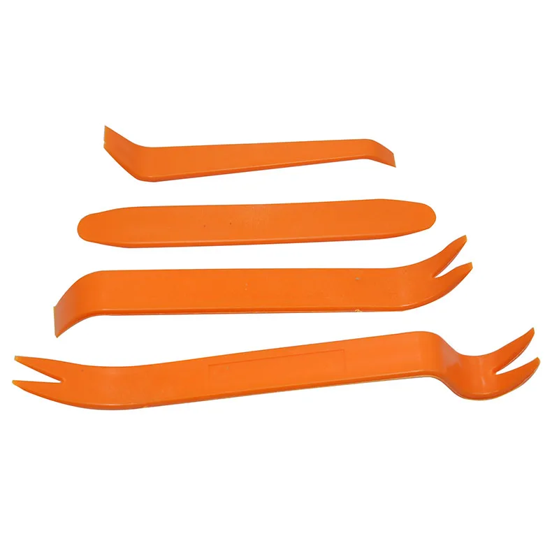 

Набор инструментов для снятия салона автомобиля, 4 шт./компл., клипса для дверей, радиоприемника, пластиковая отделка, аудиоприборная панель инструмент для демонтажа и ремонта